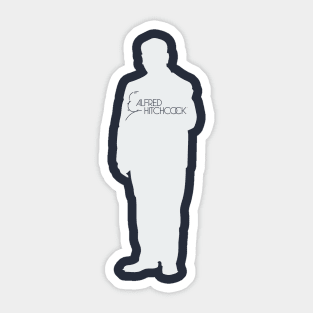 Alfred Hitchcock Fan Art Sticker